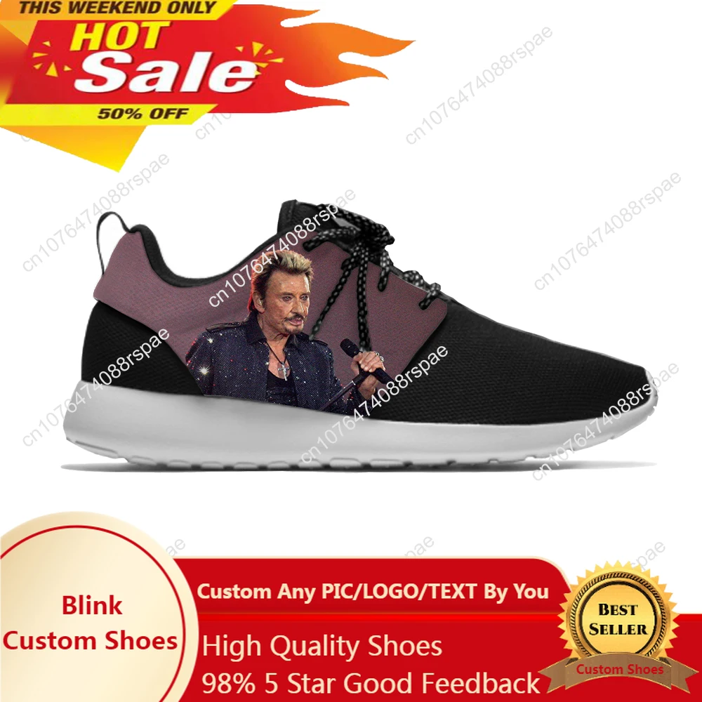 Women'S Fashion Running Shoes - Gwiazda rocka Johnny Hallyday Muzyka Fajna