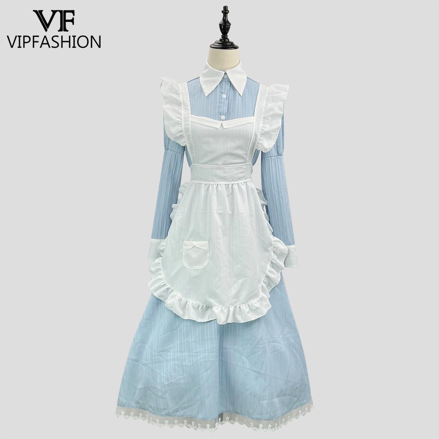Women'S Fashion Korea - VIP FASHION Sukienka Wiktoriańska Pokojówka Lolita