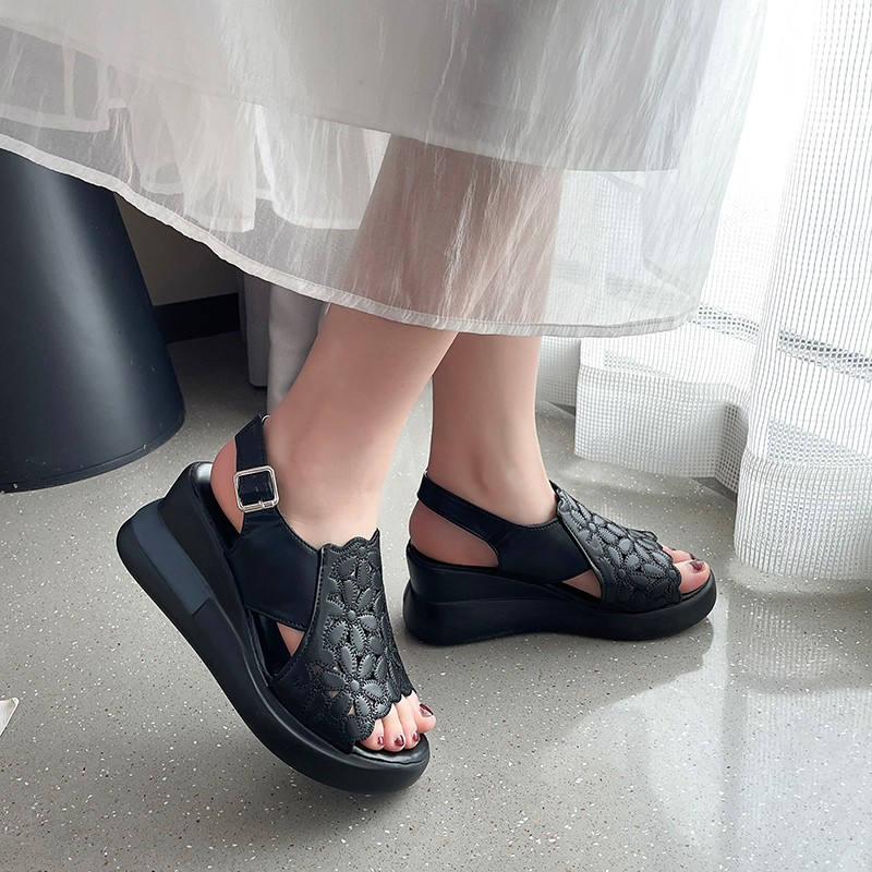 Women'S Fashion Korea - Modne damskie buty na platformie z