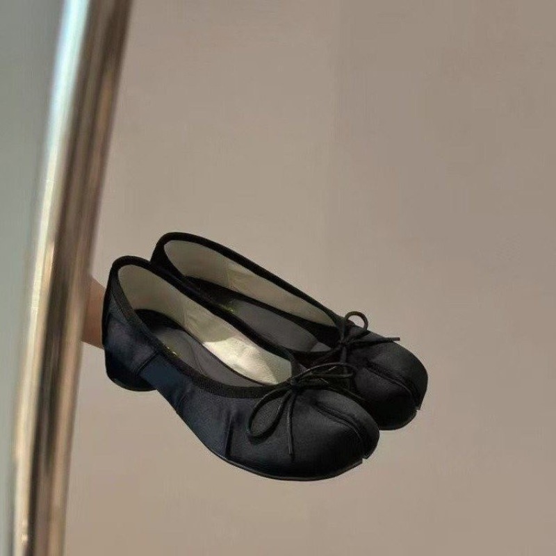 Women'S Fashion Loafers - Słodkie kokardki, damskie wsuwane buty na
