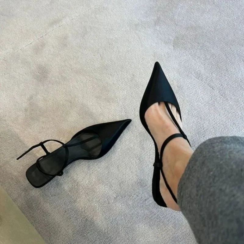 Women Fashion Simple - Buty damskie seksowne sandały z ostrym