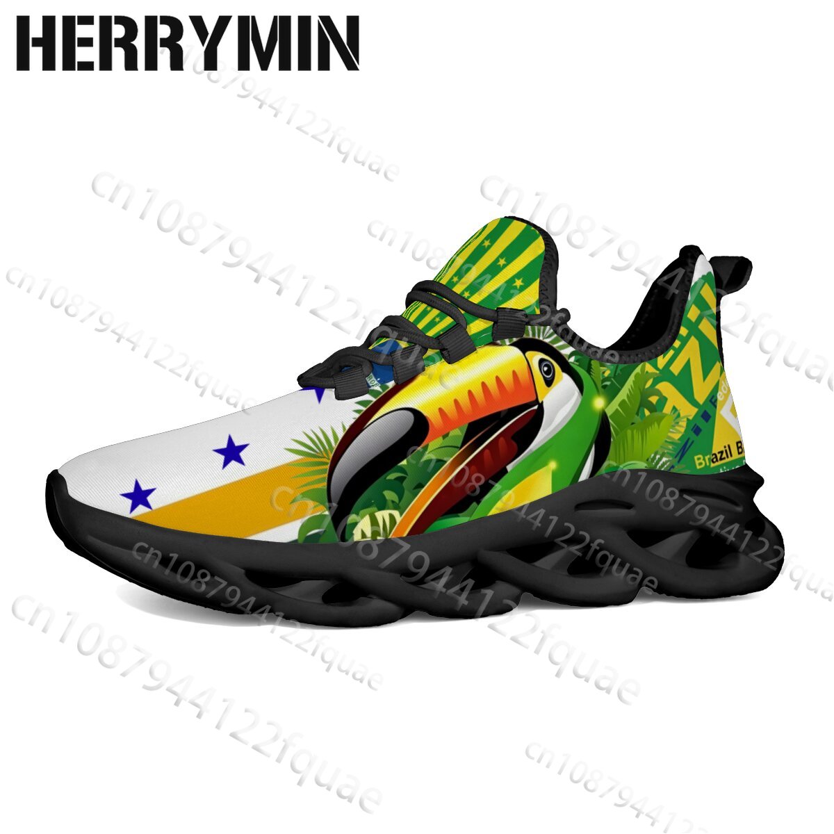 Women'S Yellow Fashion Sneakers - Męskie Damskie Buty Sportowe z Nadrukiem