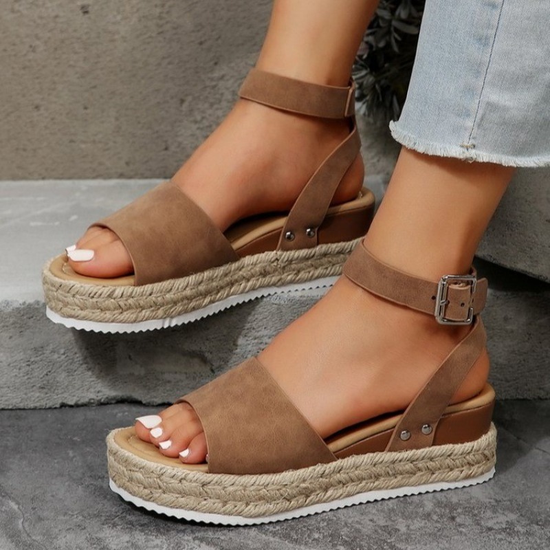 Women Fashion Simple - 2026 Nowe Modne Proste Sandały Damskie