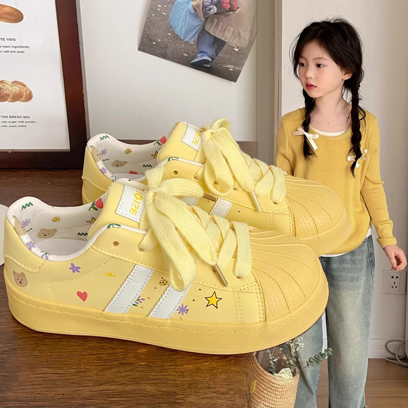 Dziecięce buty sportowe 2025 J – Women'S Yellow Fashion Sneakers recenzja i cena