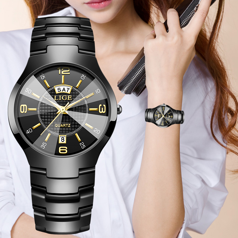 Elegancki zegarek damski LIGE, – Women Fashion Simple recenzja i cena