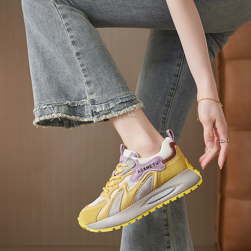 Damskie sneakersy na wiosnę i  – Women'S Yellow Fashion Sneakers recenzja i cena