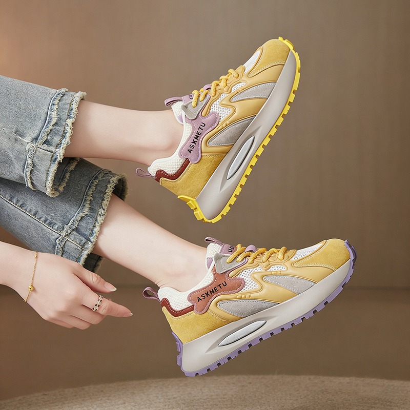 Damskie sneakersy na wiosnę i  – Women'S Yellow Fashion Sneakers recenzja i cena
