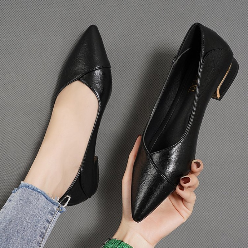 Nowe damskie skórzane buty na  – Women'S Fashion Loafers recenzja i cena