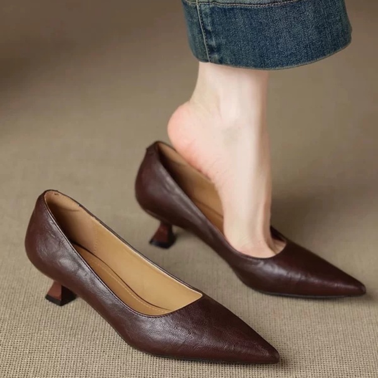 Proste szpilki, jesienne, modn – Women Fashion Simple recenzja i cena