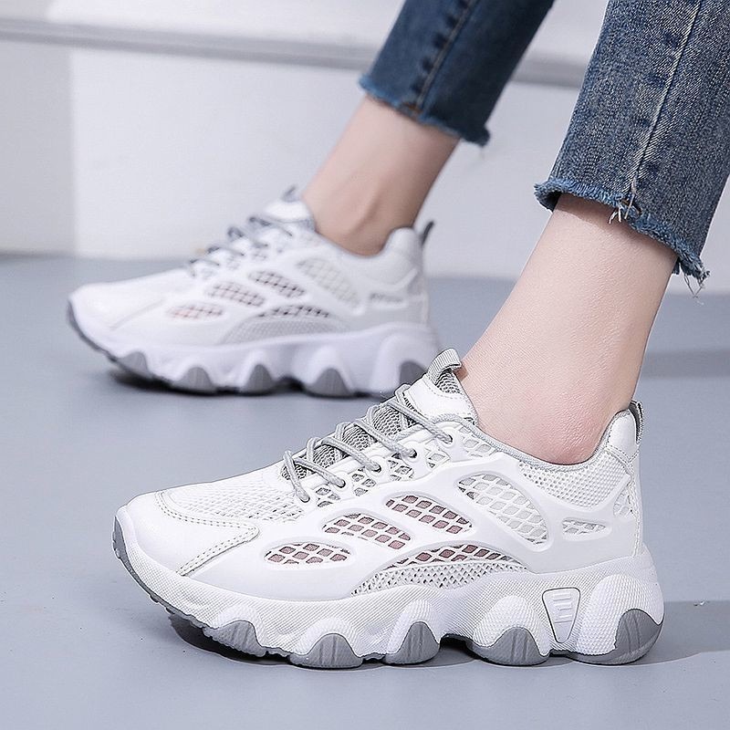 Oddychające sneakersy z siatec – Women'S Fashion Running Shoes recenzja i cena