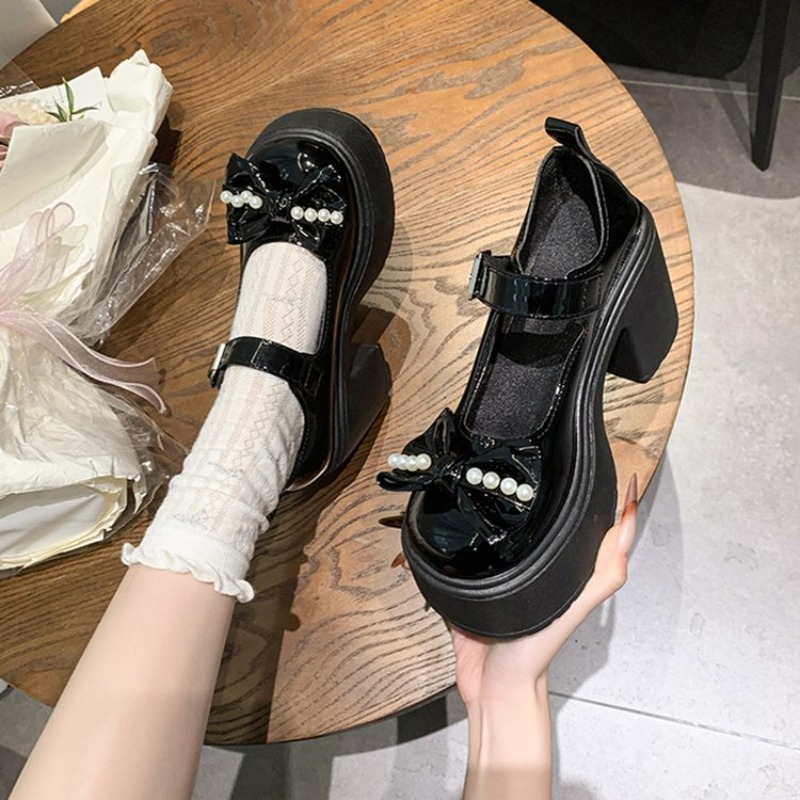 Buty Lolita 2026 Czarne Super  – Women'S Fashion Loafers recenzja i cena