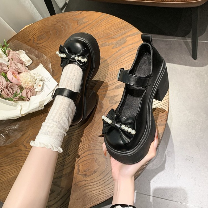 Buty Lolita 2026 Czarne Super  – Women'S Fashion Loafers recenzja i cena