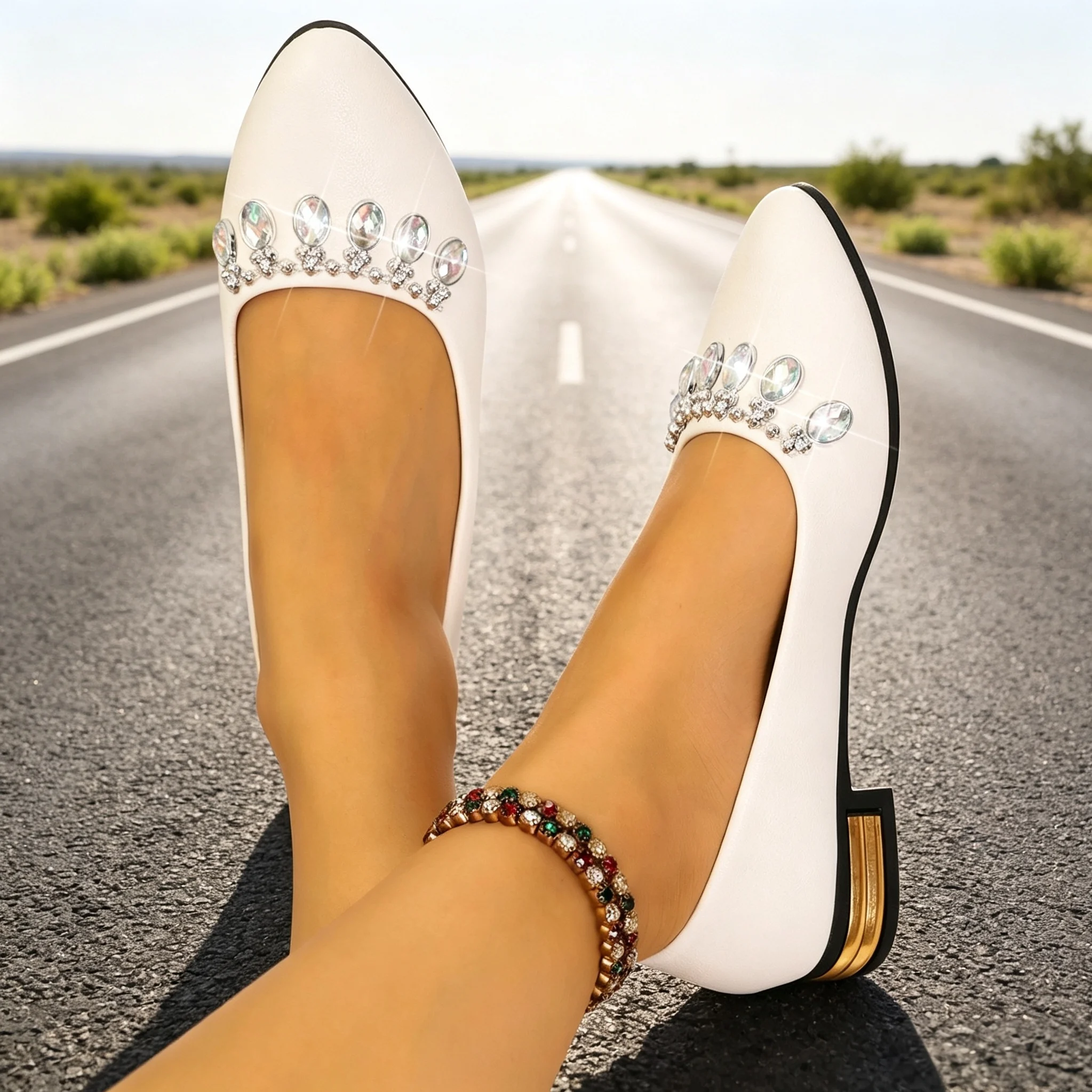 Damskie baleriny z ostrym nosk – Women'S Fashion Loafers recenzja i cena