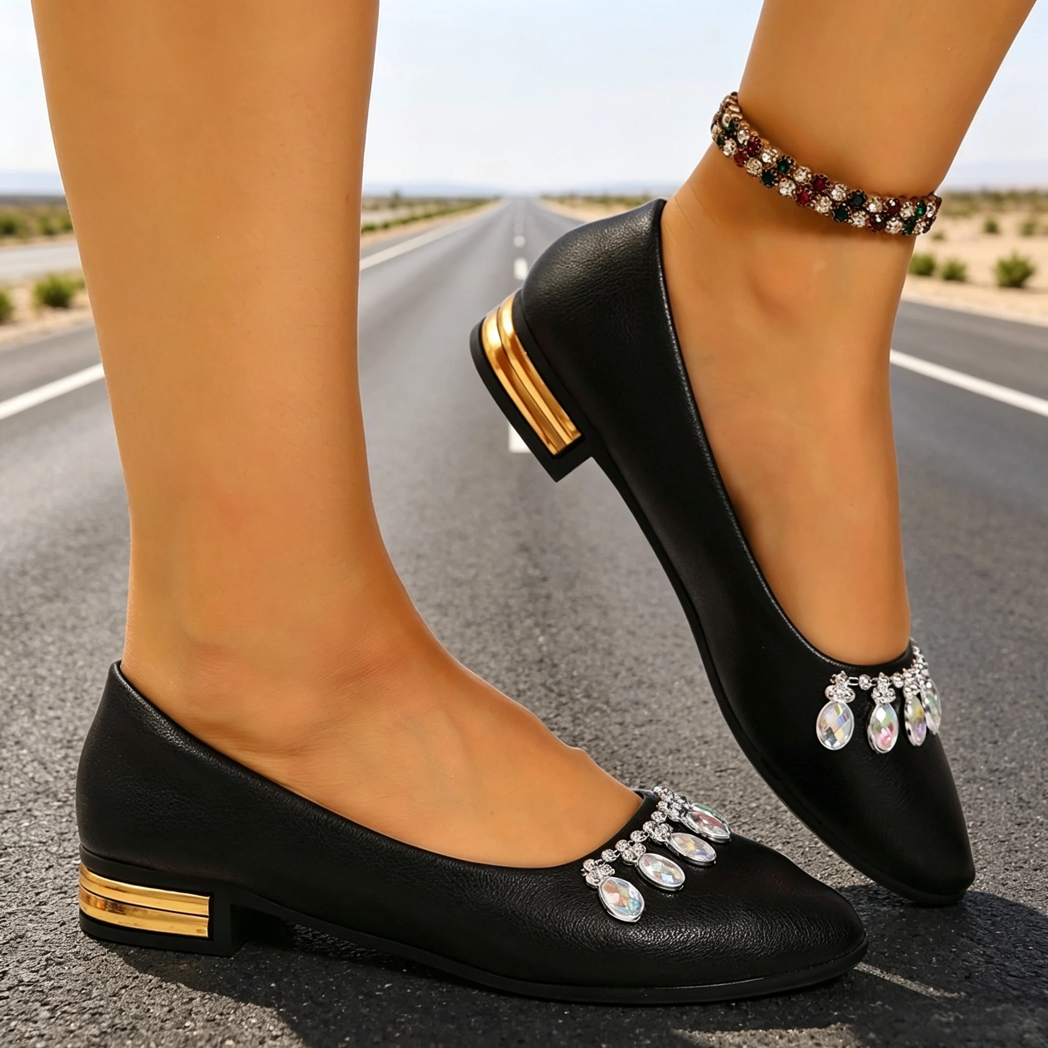 Damskie baleriny z ostrym nosk – Women'S Fashion Loafers recenzja i cena