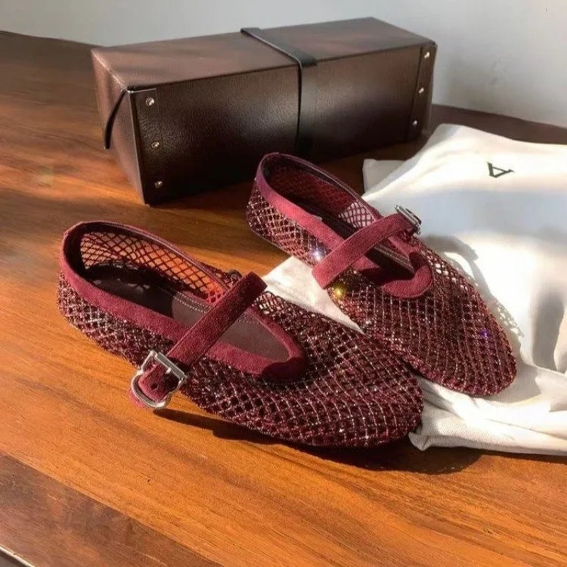 Ażurowe sandały Baotou z cyrko – Women'S Fashion Loafers recenzja i cena