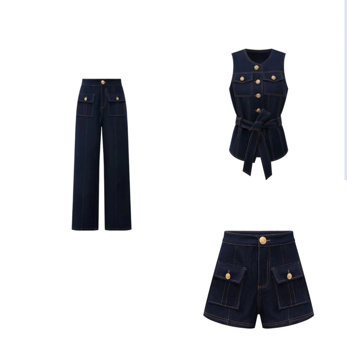 Zestaw w stylu Y2K 2026: nowa  – Women Fashion Jeans Top recenzja i cena