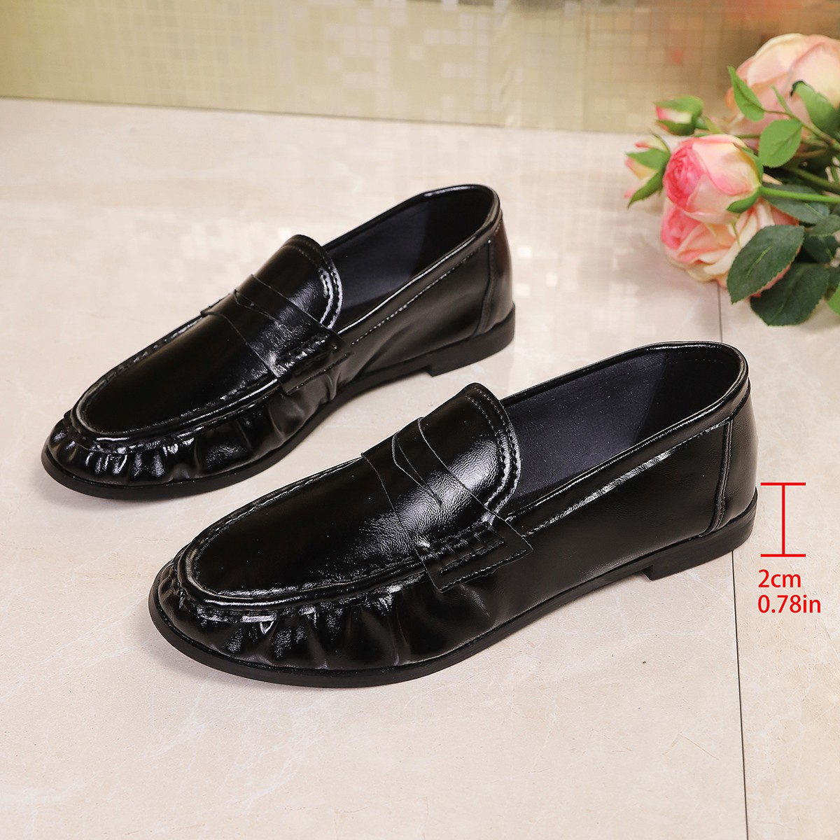 Czarne, letnie, brytyjskie bal – Women'S Fashion Loafers recenzja i cena