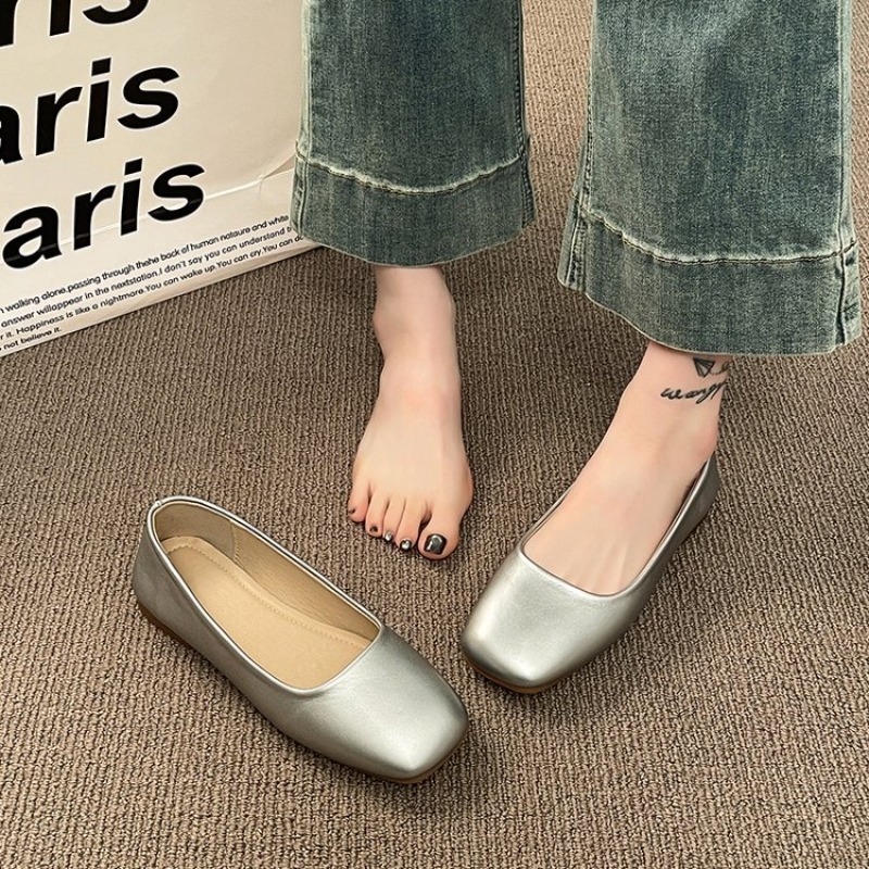 Damskie baleriny z kwadratowym – Women'S Fashion Loafers recenzja i cena